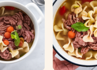 Hamburger Noodle Soup Recipe