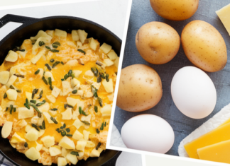 Cheesy Potato Egg Scramble: A Quick & Delicious Breakfast!