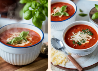 Tomato Basil Parmesan Soup: A Comforting Bowl of Flavor