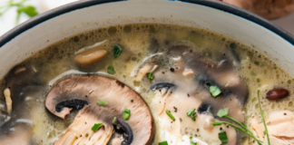 Creamy Mushroom, Chicken, and Wild Rice Soup: A Comforting Delight