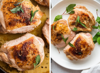 Savory Lemon Herb Roasted Chicken Thighs