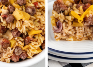 Easy Hamburger Rice Casserole