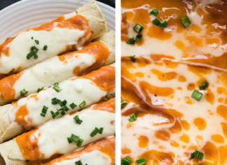 Low-Carb White Chicken Enchiladas