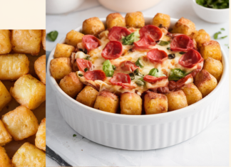 Pizza Tot Casserole