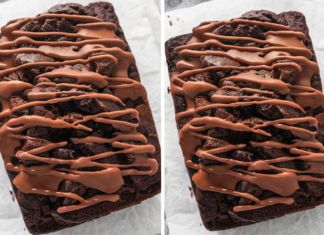 Hot Fudge Brownie Bread