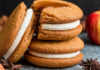 Apple Cider Whoopie Pie Cookies with Caramel Filling