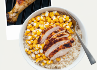 Street Corn Chicken Rice Bowl