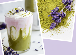 Iced Lavender Cream Matcha